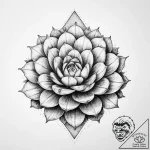 Tattoo sketch succulent leaf, concept art for… – tattoo sketch (№1756726582_0, 01.09.2025 11:36) — tattoovalue.net