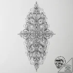 Tattoo sketch leg, artistic tattoo sketch, bl… – tattoo sketch (№1756728602_0, 01.09.2025 12:10) — tattoovalue.net