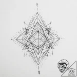 Tattoo sketch geometric galaxy, tattoo line a… – tattoo sketch (№1756729216_0, 01.09.2025 12:20) — tattoovalue.net