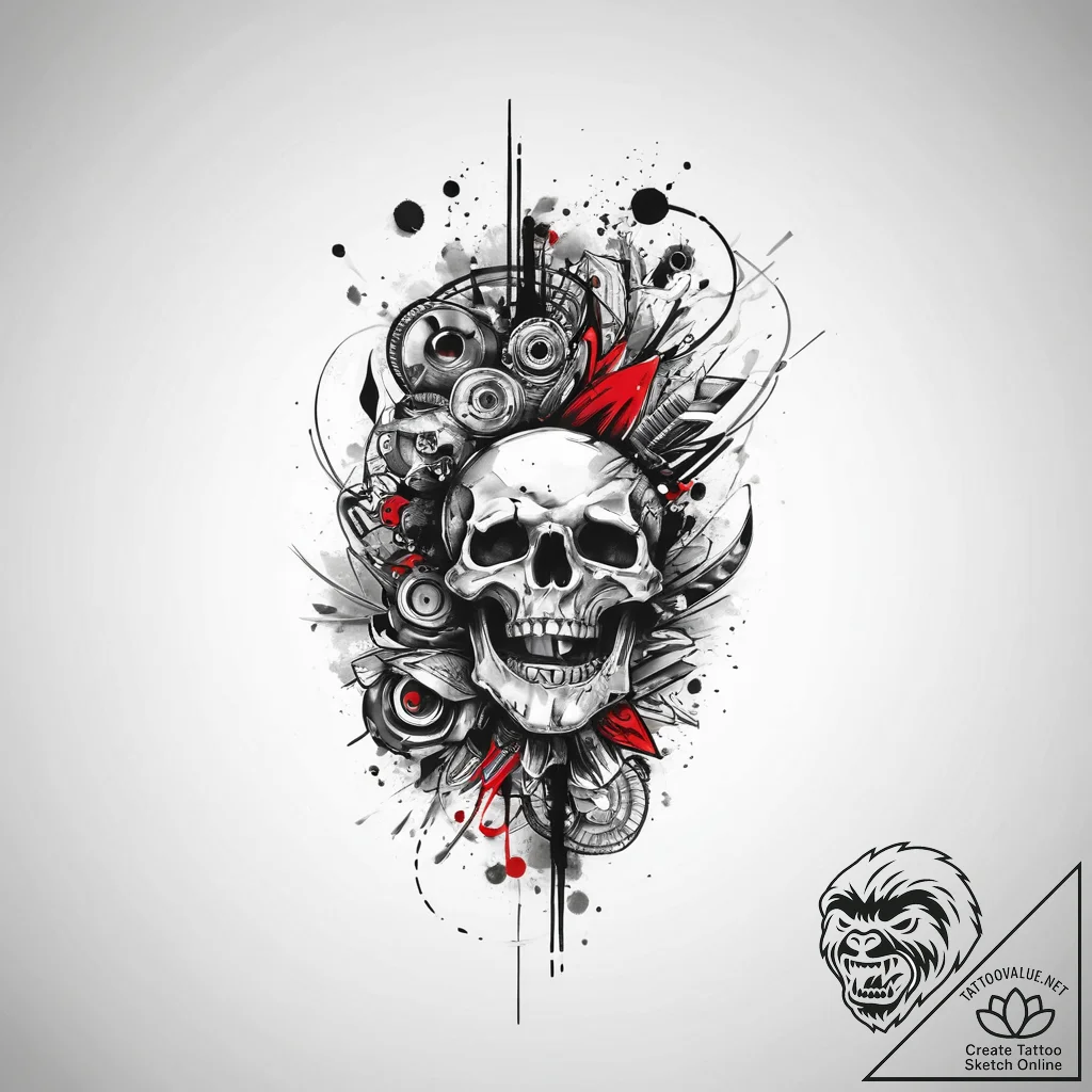 Tattoo sketch sharp, tattoo sketch design, tr... - tattoo sketch (№1756731818_0, 01.09.2025 13:03) — tattoovalue.net