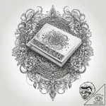 Tattoo sketch lawyer gavels and books, concep… – tattoo sketch (№1756732213_0, 01.09.2025 13:10) — tattoovalue.net