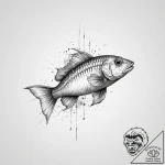 Tattoo sketch corydoras, tattoo line art, bla… – tattoo sketch (№1756733409_0, 01.09.2025 13:30) — tattoovalue.net
