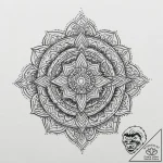 Tattoo sketch om and mandala, tattoo sketch d… – tattoo sketch (№1756735776_0, 01.09.2025 14:09) — tattoovalue.net