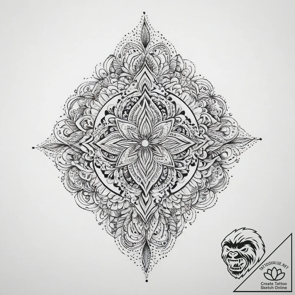 Tattoo sketch a symbolic event, tattoo line a... - tattoo sketch (№1756736170_0, 01.09.2025 14:16) — tattoovalue.net