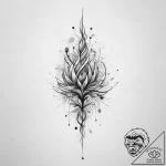 Tattoo sketch divine root, concept art for ta… – tattoo sketch (№1756737551_0, 01.09.2025 14:39) — tattoovalue.net