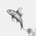 Tattoo sketch kuhli loach, concept art for ta… – tattoo sketch (№1756738341_0, 01.09.2025 14:52) — tattoovalue.net