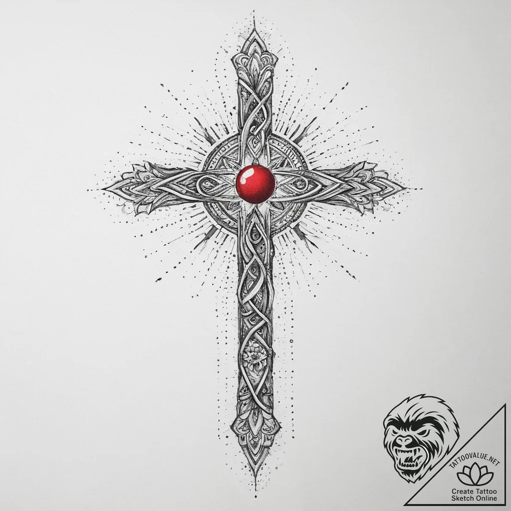 Tattoo sketch cosmic self, concept art for ta... - tattoo sketch (№1756738735_0, 01.09.2025 14:58) — tattoovalue.net