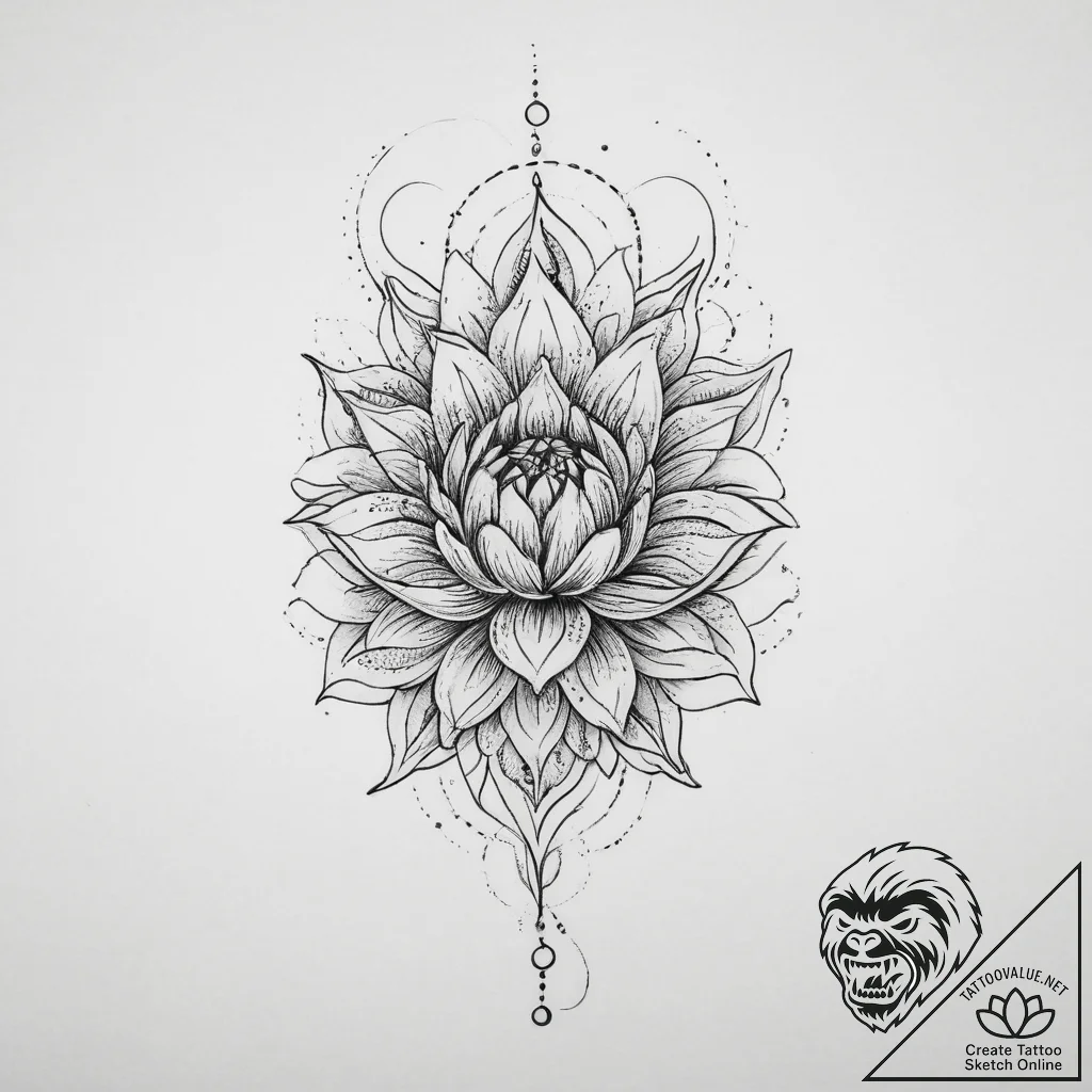 Tattoo sketch genuine, tattoo flash sheet des... - tattoo sketch (№1756743061_0, 01.09.2025 16:11) — tattoovalue.net