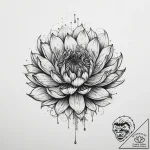 Tattoo sketch waratah, tattoo flash sheet des… – tattoo sketch (№1756743848_0, 01.09.2025 16:24) — tattoovalue.net