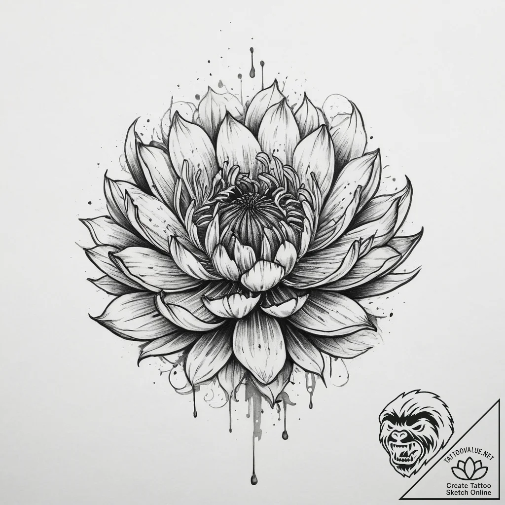 Tattoo sketch waratah, tattoo flash sheet des... - tattoo sketch (№1756743848_0, 01.09.2025 16:24) — tattoovalue.net