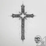 Tattoo sketch cosmic being, tattoo line art,… – tattoo sketch (№1756745227_0, 01.09.2025 16:47) — tattoovalue.net