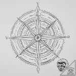 Tattoo sketch vegvisir compass, tattoo line a… – tattoo sketch (№1756747387_0, 01.09.2025 17:23) — tattoovalue.net
