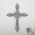 Tattoo sketch mystical spring, tattoo line ar… – tattoo sketch (№1756747583_0, 01.09.2025 17:26) — tattoovalue.net