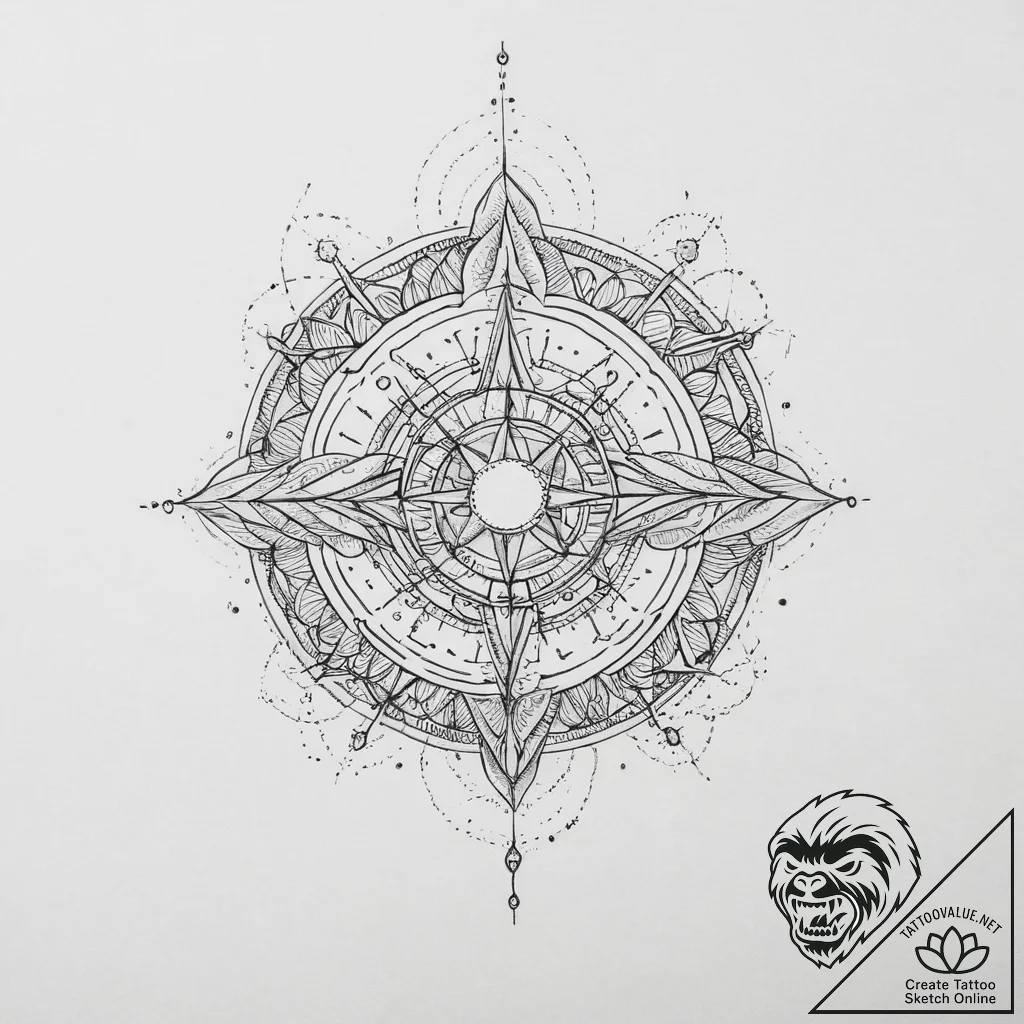 Tattoo sketch cosmic dimension, tattoo flash... - tattoo sketch (№1756748958_0, 01.09.2025 17:49) — tattoovalue.net