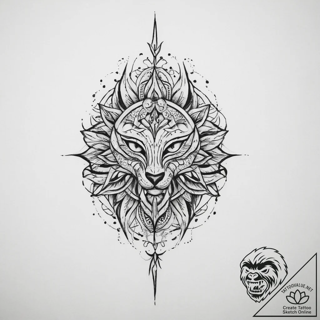Tattoo sketch black - tattoo sketch (№1756749155_0, 01.09.2025 17:52) — tattoovalue.net