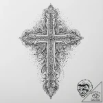 Tattoo sketch fur coat with a quote, ink illu… – tattoo sketch (№1756749940_0, 01.09.2025 18:05) — tattoovalue.net