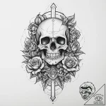 Tattoo sketch link, concept art for tattoo, s… – tattoo sketch (№1756752854_0, 01.09.2025 18:54) — tattoovalue.net