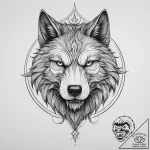 Tattoo sketch werewolf with a person, tattoo… – tattoo sketch (№1756753823_0, 01.09.2025 19:10) — tattoovalue.net