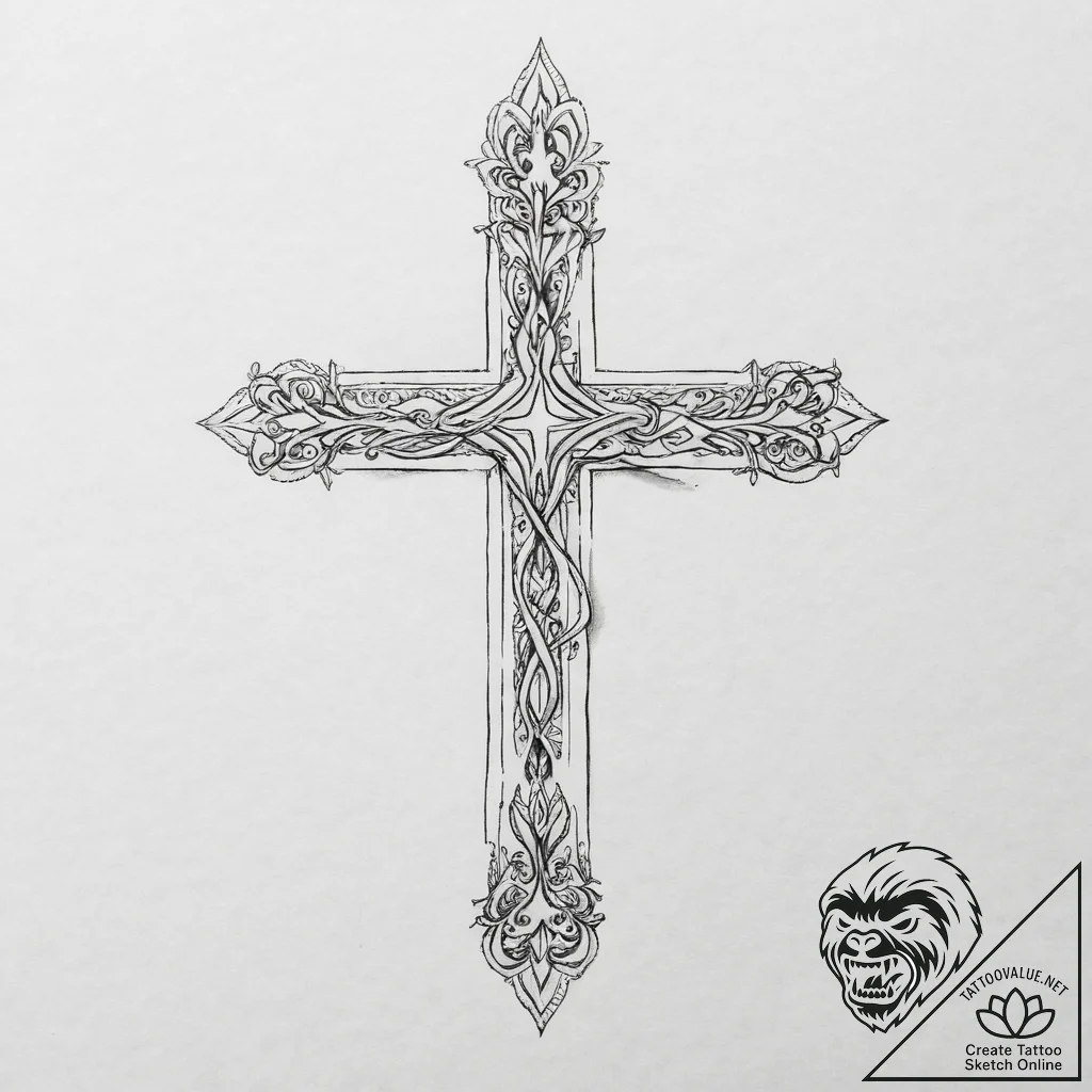 Tattoo sketch life, artistic tattoo sketch, s... - tattoo sketch (№1756754017_0, 01.09.2025 19:13) — tattoovalue.net
