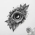 Tattoo sketch obsidian, concept art for tatto… – tattoo sketch (№1756755180_0, 01.09.2025 19:33) — tattoovalue.net