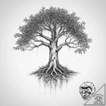 Tattoo sketch banyan tree with aerial roots,… – tattoo sketch (№1756757704_0, 01.09.2025 20:15) — tattoovalue.net