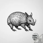 Tattoo sketch armadillo, ink illustration for… – tattoo sketch (№1756758091_0, 01.09.2025 20:21) — tattoovalue.net