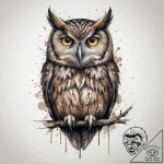 Tattoo sketch owl tattoo, tattoo sketch desig… – tattoo sketch (№1756758285_0, 01.09.2025 20:24) — tattoovalue.net