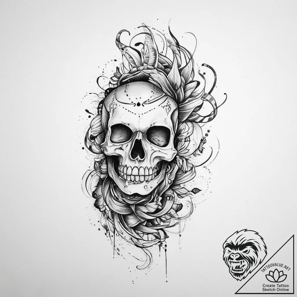 Tattoo sketch trash polka надпись, tattoo dra... - tattoo sketch (№1756758866_0, 01.09.2025 20:34) — tattoovalue.net