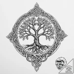Tattoo sketch celtic tree of life, concept ar… – tattoo sketch (№1756759640_0, 01.09.2025 20:47) — tattoovalue.net