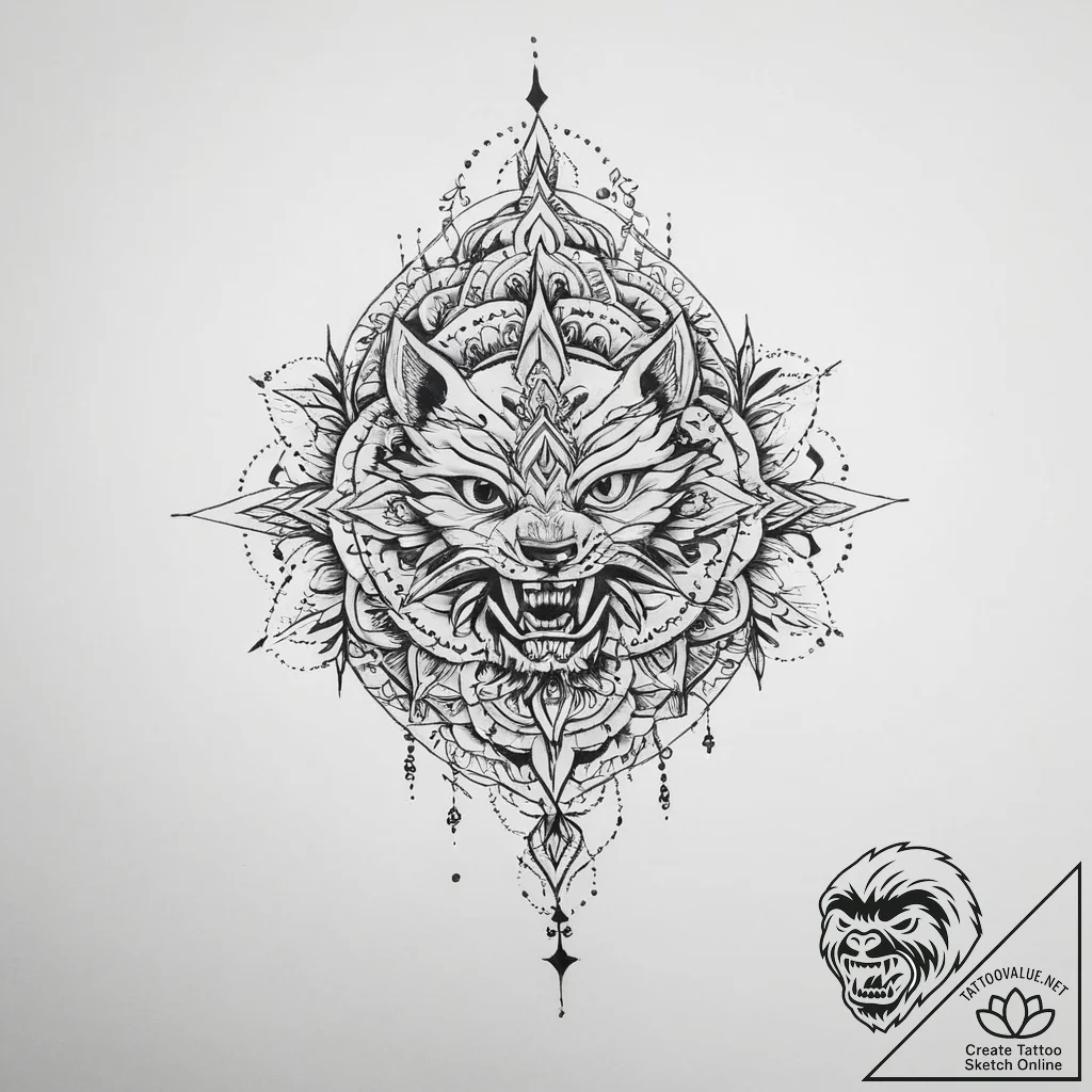 Tattoo sketch fake - tattoo sketch (№1756760609_0, 01.09.2025 21:03) — tattoovalue.net