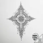 Tattoo sketch religious text – tattoo sketch (№1756761398_0, 01.09.2025 21:16) — tattoovalue.net