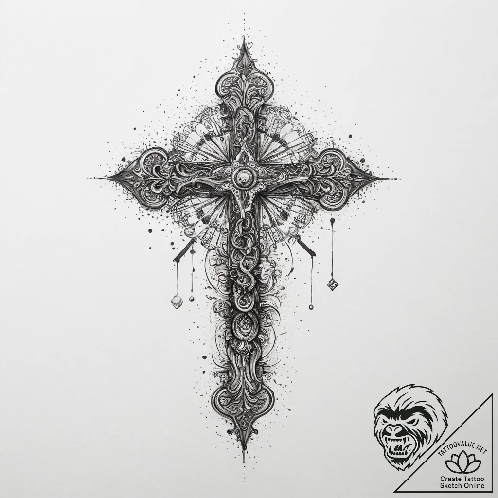 Tattoo sketch key tattoo, tattoo sketch desig... - tattoo sketch (№1756762190_0, 01.09.2025 21:29) — tattoovalue.net