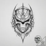 Tattoo sketch armor, tattoo flash sheet desig… – tattoo sketch (№1756763182_0, 01.09.2025 21:46) — tattoovalue.net