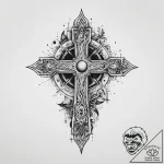 Tattoo sketch cosmic universe, tattoo line ar… – tattoo sketch (№1756763972_0, 01.09.2025 21:59) — tattoovalue.net