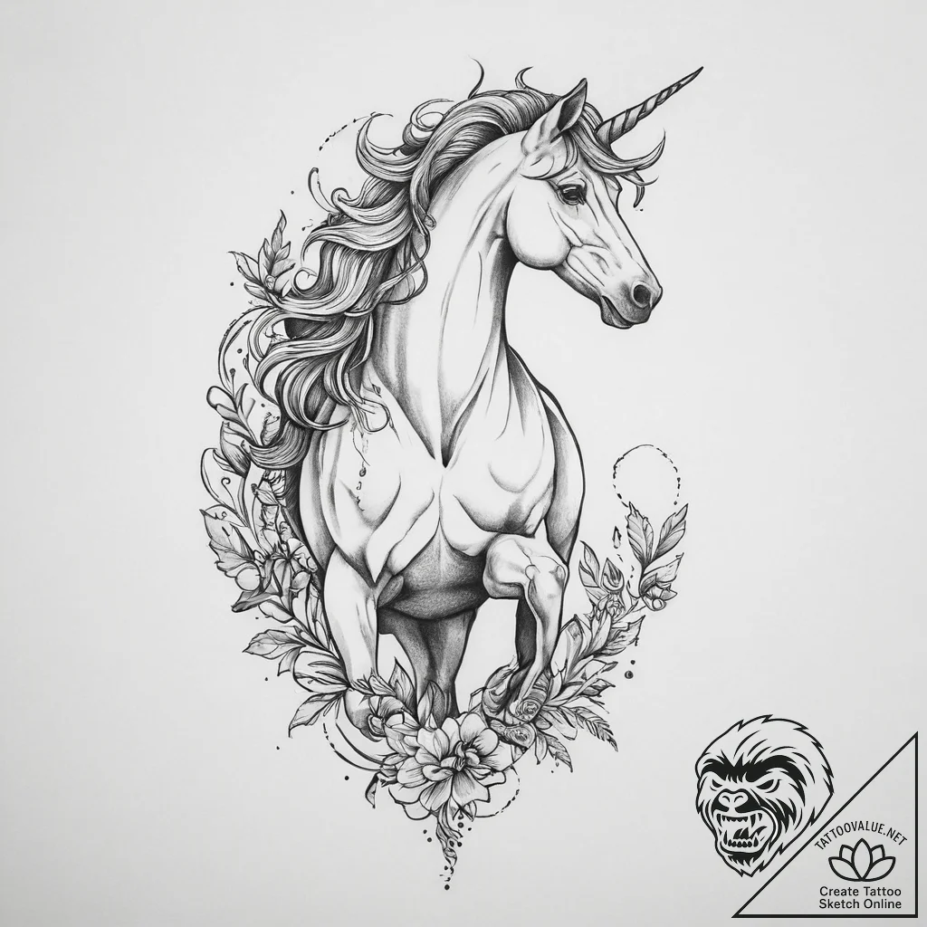 Tattoo sketch узор в виде кентавра - tattoo sketch (№1756764961_0, 01.09.2025 22:16) — tattoovalue.net