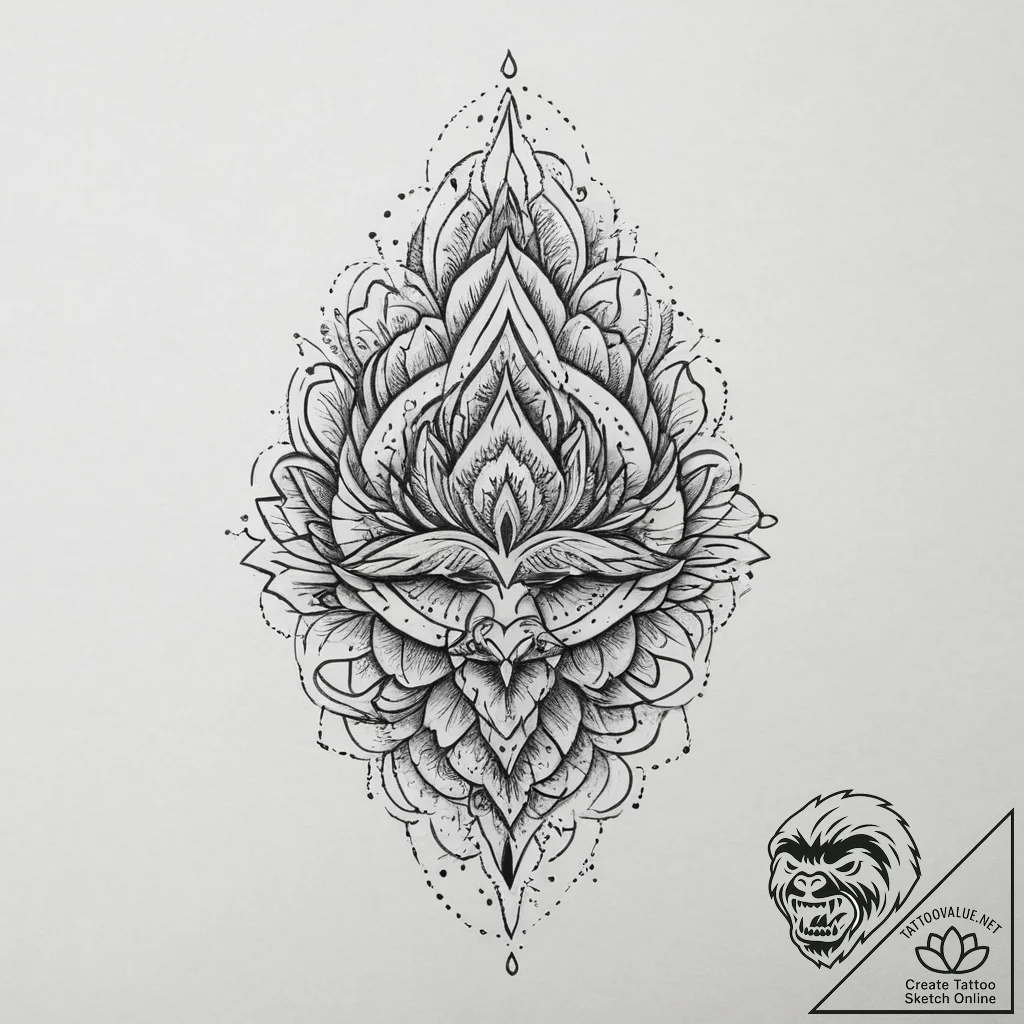 Tattoo sketch water, tattoo drawing outline,... - tattoo sketch (№1756765158_0, 01.09.2025 22:19) — tattoovalue.net