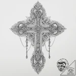 Tattoo sketch delicate chain tattoo, tattoo s… – tattoo sketch (№1756767348_0, 01.09.2025 22:55) — tattoovalue.net