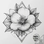 Tattoo sketch apple blossom, tattoo line art,… – tattoo sketch (№1756768742_0, 01.09.2025 23:19) — tattoovalue.net