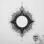 Tattoo sketch cosmic kingdom, ink illustratio… – tattoo sketch (№1756769144_0, 01.09.2025 23:25) — tattoovalue.net