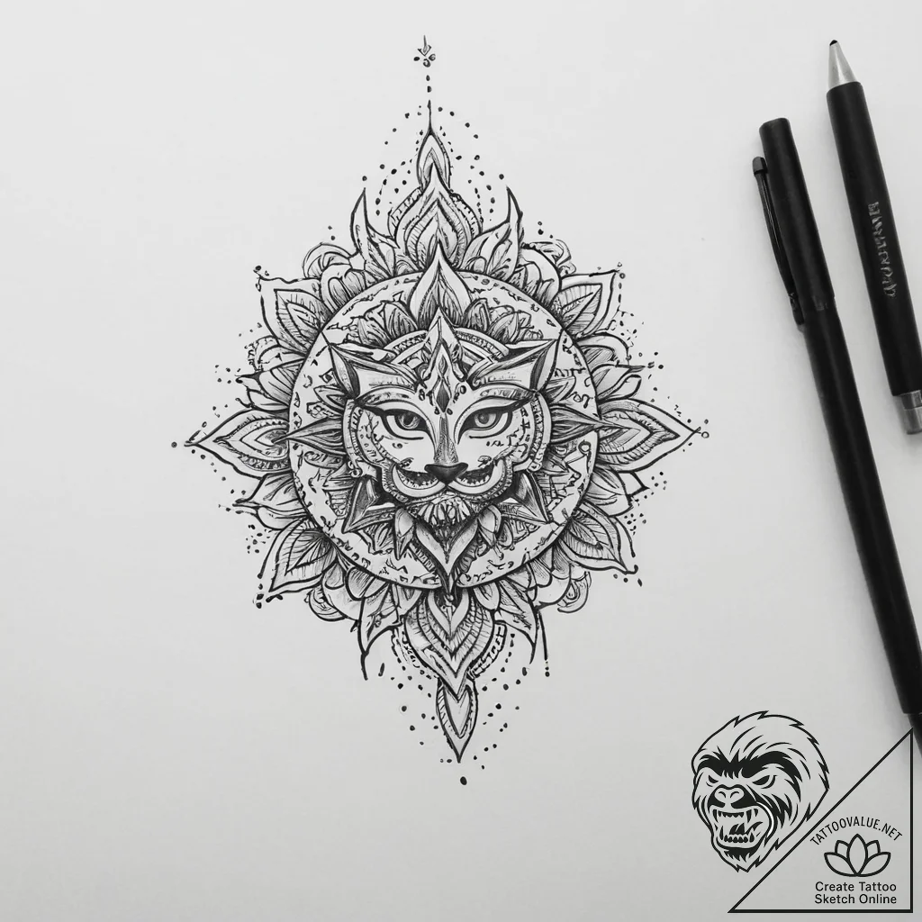 Tattoo sketch silver - tattoo sketch (№1756770338_0, 01.09.2025 23:45) — tattoovalue.net