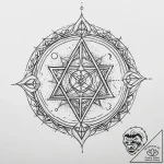 Tattoo sketch sephirot kabbalah – tattoo sketch (№1756773100_0, 02.09.2025 00:31) — tattoovalue.net