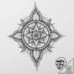 Tattoo sketch mystical essence, tattoo flash… – tattoo sketch (№1756775486_0, 02.09.2025 01:11) — tattoovalue.net