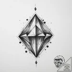 Tattoo sketch diamond, artistic tattoo sketch… – tattoo sketch (№1756775692_0, 02.09.2025 01:14) — tattoovalue.net