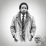 Tattoo sketch frank lucas with a fur coat, co… – tattoo sketch (№1756788790_0, 02.09.2025 04:53) — tattoovalue.net