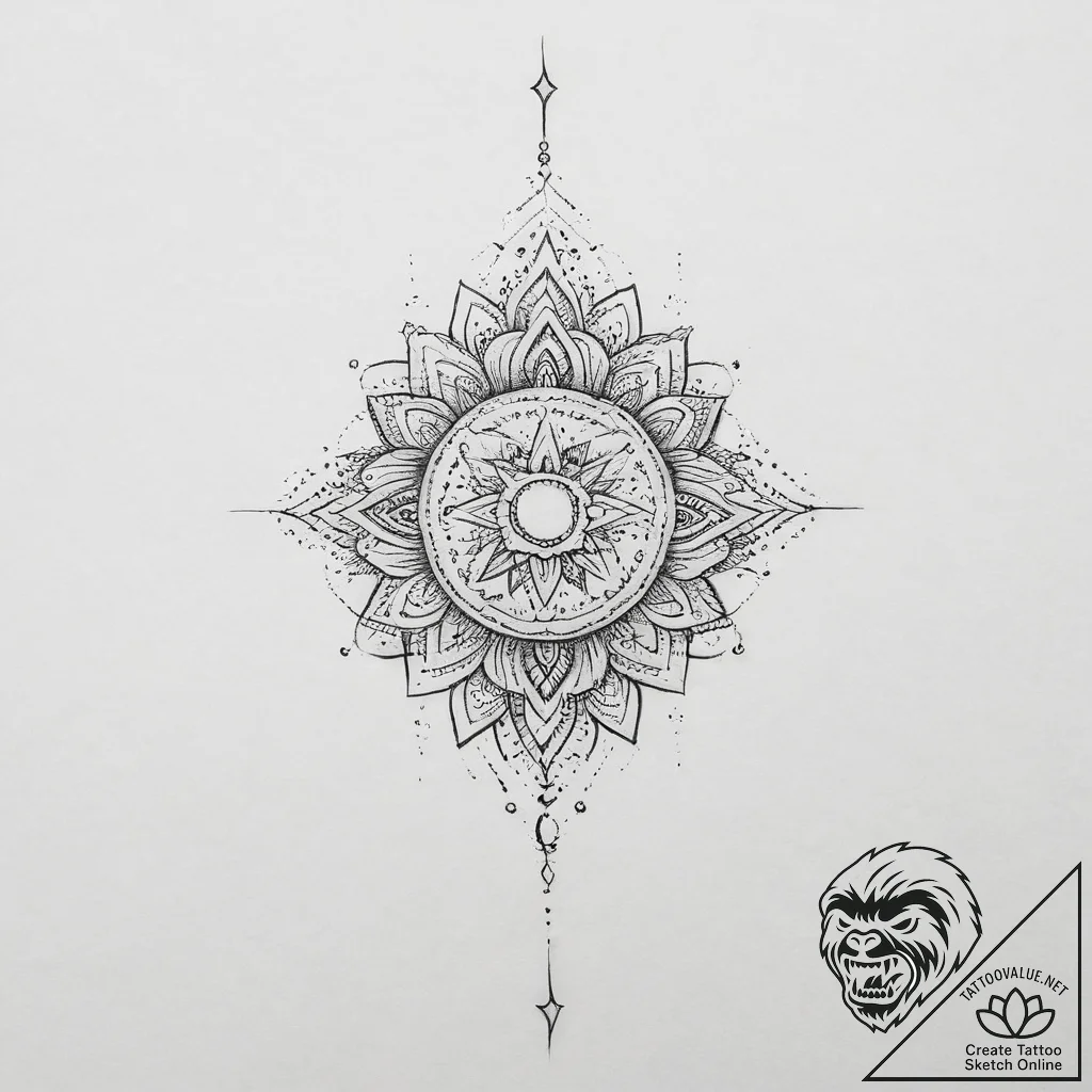 Tattoo sketch a symbolic emotion, tattoo sket... - tattoo sketch (№1756789595_0, 02.09.2025 05:06) — tattoovalue.net