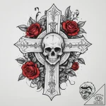 Tattoo sketch holy land, tattoo line art, bla… – tattoo sketch (№1756792010_0, 02.09.2025 05:46) — tattoovalue.net
