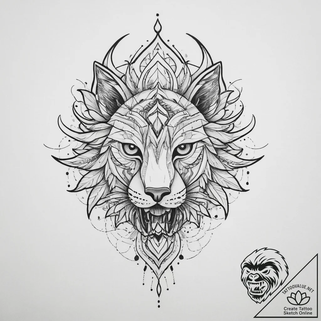 Tattoo sketch replica - tattoo sketch (№1756796040_0, 02.09.2025 06:54) — tattoovalue.net