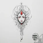 Tattoo sketch cosmic ghost, tattoo drawing ou… – tattoo sketch (№1756798242_0, 02.09.2025 07:30) — tattoovalue.net