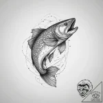 Tattoo sketch steelhead, tattoo drawing outli… – tattoo sketch (№1756798851_0, 02.09.2025 07:40) — tattoovalue.net