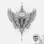 Tattoo sketch череп с паутиной, ink illustrat… – tattoo sketch (№1756802459_0, 02.09.2025 08:40) — tattoovalue.net